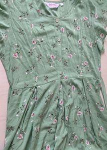 Sea Green Maternity Dress