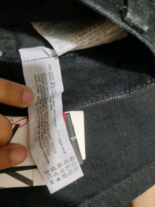 Zara High-waisted Black Straight Fit Jeans