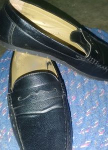 Shoes Collection Black Loafers One Time Wear