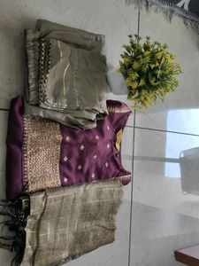 Purple Kurta Suit Set