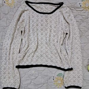 Vintage-Inspired Knit Top