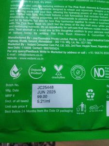 Pink Rush Aloe &amp; Cucumber Mask