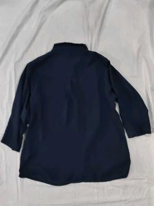 Navy Button-Down Shirt