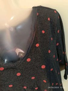 xl Polka Dot Top