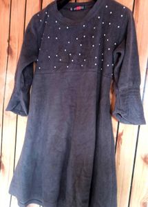 Grey Casual Dress,very warm