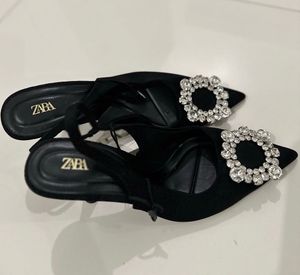 ZARA SLINGBACK HEELS