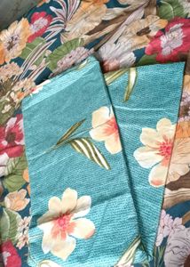 Floral double bedsheet with 2 pillow cover