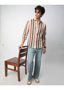 Striped Full Sleeve Shirt Brand New