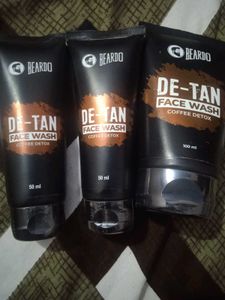 Beardo De-Tan Face Wash Bundle Pack Of 3