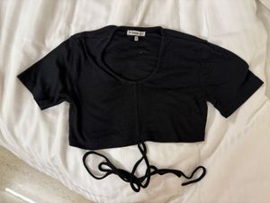 Black Crop Top