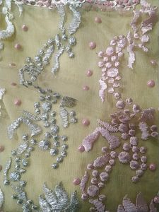 Self Embroidery Net .. Tailor Made Kurti