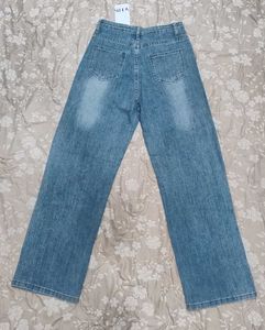 Light Wash Wide Leg Jeans