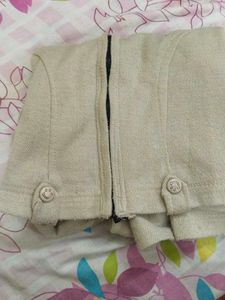 Hooded Beige Jacket