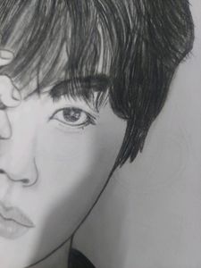 Bts Jin💜 Sketch 💜