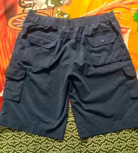 Blue Cargo Shorts