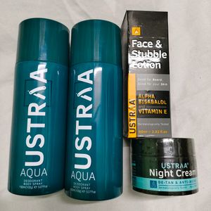 Gift Pack For Men (2Deo+ Night Cream +Face Lotion)