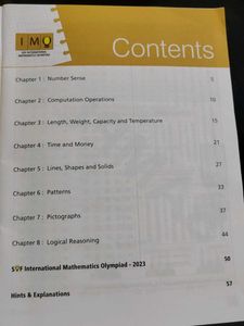 Class 2 IMO Mathematics Olympiad Workbook