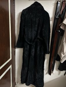 Elegant Black Velvet Coat