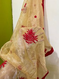 🍒Red Stitched Lehenga Choli With Dupatta