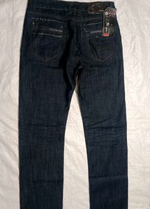 Men's Dark Blue Denim Jeans