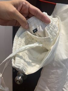 Pink And White Kurti Set