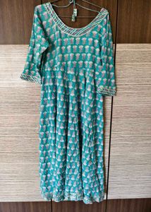 Blue Kurta &amp; Dupatta XXL