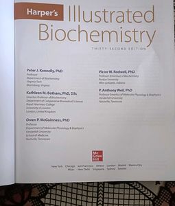 Harper&#39;s Biochemistry