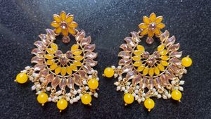 Golden Glow: Embrace Sunshine with Yellow Earrings