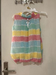 New Striped Pastel Romper &amp; Top Set-34 Sizs