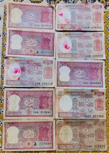 Rare Rs-“2” Ten mix notes.