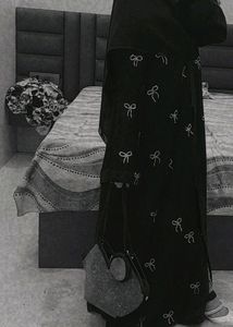 Bow Handwork Abaya
