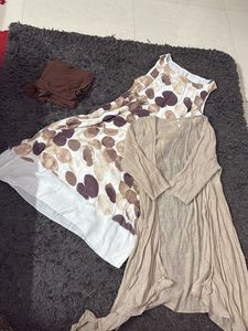 2 Piece Dress With Go Colours Leggin