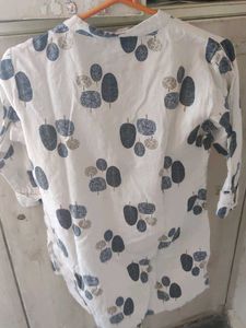 Printed White Top