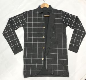 Men’s Checked Cardigan – Chest 38 Inch