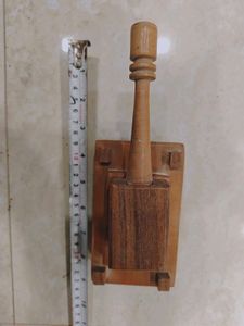Tank showpiece for home decoration made of wood