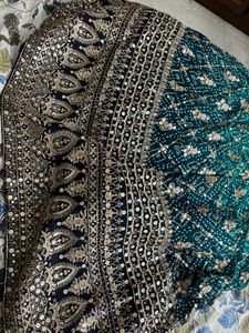 Ethnic Gown Bandhani Georgette, Gold Embroidery