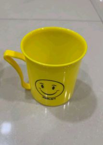 Set of 2 Smiley Face Cups