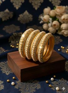 Pearl & Stone Bangles
