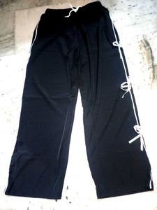 Black Wide Leg Lounge Pants