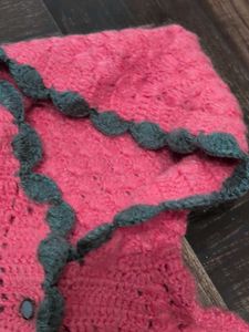 Cute Knitted Baby frock style Cardigan