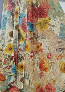 Chiffon Saree With Blouse Piece...