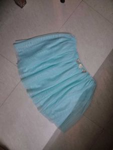 Cute Blue Tulle Skirt