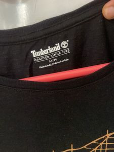 Branded Timberland Black Unisex T-shirt