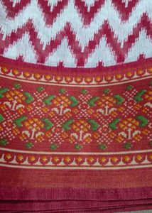 Vintage Red Patterned Fabric