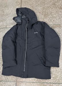 Black Puffer Jacket with Hood