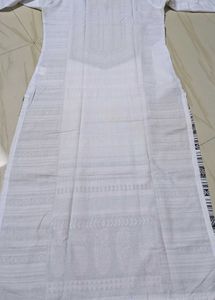 Elegant Black &amp; White Kurta