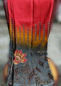 Elegant Floral Print Saree