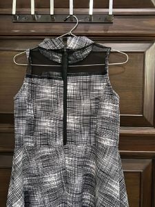 Chic Plaid Peplum Dress