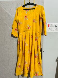 Floral Print Kurta