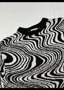 Black Zig Zag Sweater